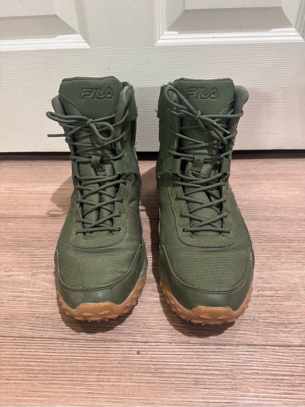 Fila Men's Olive Green Chastizer Tactical Boots